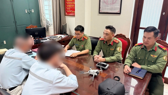 Xử lý nam thanh niên điều khiển flycam trong khu vực cấm bay của sân bay Nội Bài