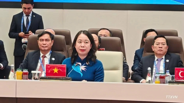 Phó Chủ tịch nước Võ Thị Ánh Xuân gặp Tổng Thư ký Liên Hợp Quốc António Guterres