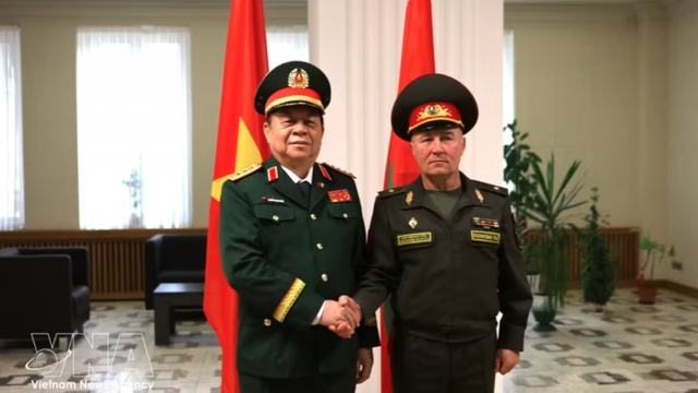 Vietnam, Belarus strengthen exchange of experience in military political education