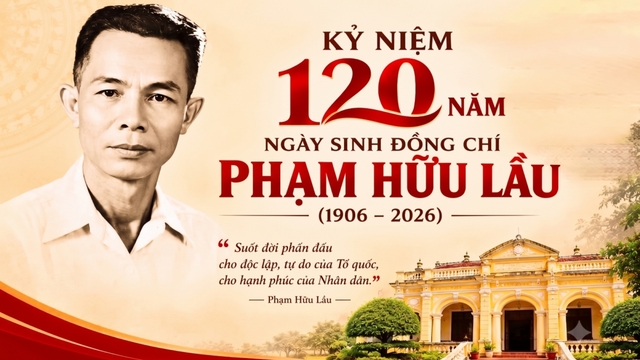 Đồng chí Phạm Hữu Lầu - Nhà lãnh đạo tiền bối xuất sắc của Đảng