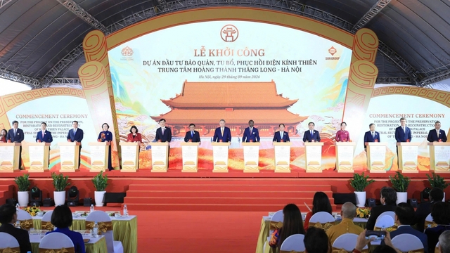 Tổng Bí thư, Chủ tịch nước Tô Lâm dự Lễ khởi công Dự án phục hồi Điện Kính Thiên