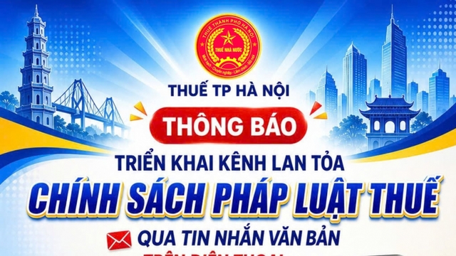 Thuế TP Hà Nội lan tỏa chính sách, pháp luật thuế qua tin nhắn điện thoại