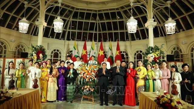 Tổng Bí thư, Chủ tịch nước Tô Lâm chủ trì tiệc chào mừng Tổng thống Myanmar