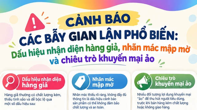 Cảnh báo các bẫy gian lận phổ biến mà người tiêu dùng cần cẩn trọng