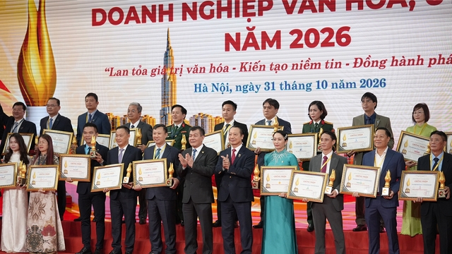 VCCI vinh danh 100 doanh nghiệp văn hóa, uy tín năm 2026