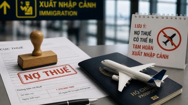 Nợ thuế bao nhiêu tiền có thể bị tạm hoãn xuất cảnh?