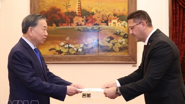 General Secretary and President To Lam receives newly accredited ambassadors