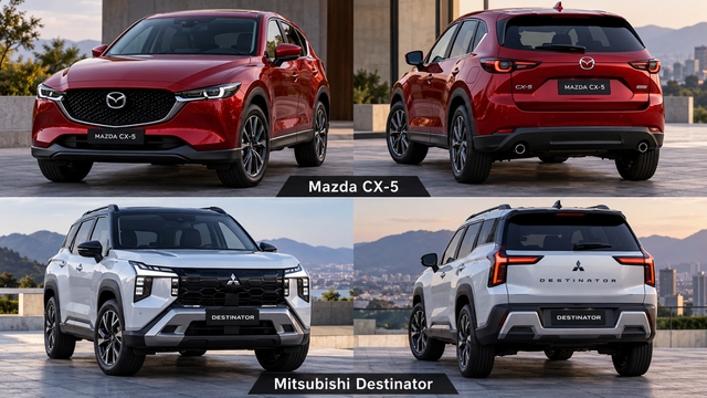Mazda CX-5 và Mitsubishi Destinator "đấu" nhau về giá bán