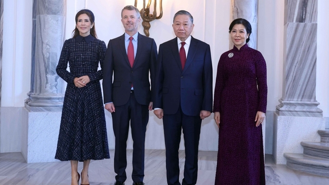 Nhà vua Đan Mạch chủ trì tiệc chiêu đãi Tổng Bí thư, Chủ tịch nước Tô Lâm