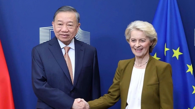 Tổng Bí thư, Chủ tịch nước Tô Lâm đề xuất EU mở rộng hợp tác công nghệ, năng lượng