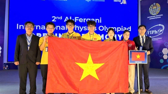 Việt Nam xếp thứ tư Olympic Vật lí Al-Fergani 2026