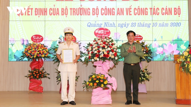 Điều động Trung tá Mai Thế Quang giữ chức Phó Giám đốc Công an Quảng Ninh