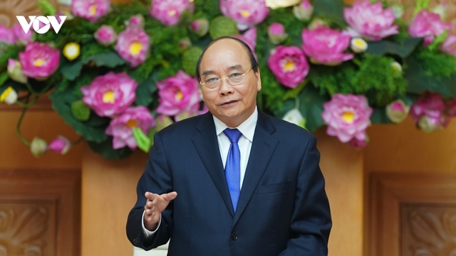 Thủ tướng Nguyễn Xuân Phúc tiếp đoàn các doanh nghiệp có sản phẩm đạt thương hiệu quốc gia