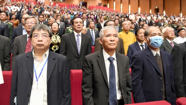 Mít tinh kỷ niệm 90 năm ngày truyền thống Mặt trận Tổ quốc Việt Nam