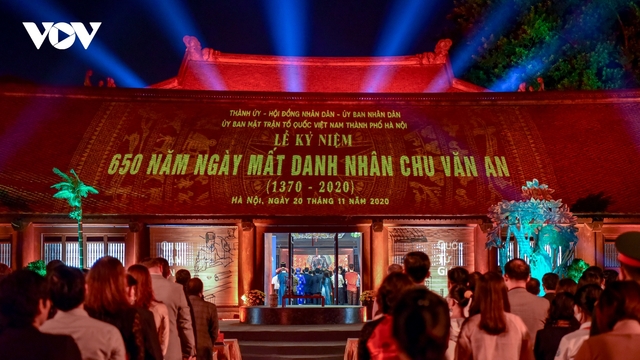 Hà Nội kỷ niệm trọng thể 650 năm ngày mất Danh nhân Chu Văn An