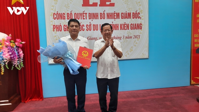 Kiên Giang bổ nhiệm Giám đốc và Phó Giám đốc Sở Du lịch tỉnh