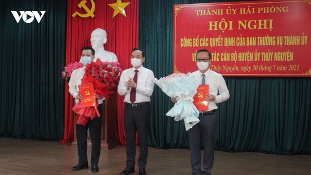 Hải Phòng điều động, bổ nhiệm hàng loạt vị trí chủ chốt