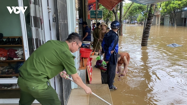 Mưa lớn gây ngập úng nhiều nơi ở Lào Cai
