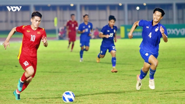 U19 Việt Nam thi đấu trận tranh hạng ba giải U19 Đông Nam Á 2022 với Thái Lan