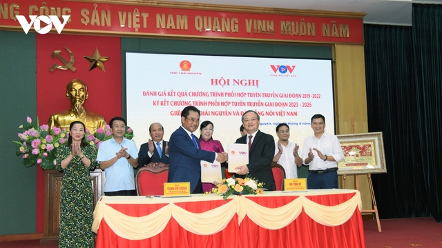 VOV và tỉnh Thái Nguyên ký kết Chương trình phối hợp tuyên truyền