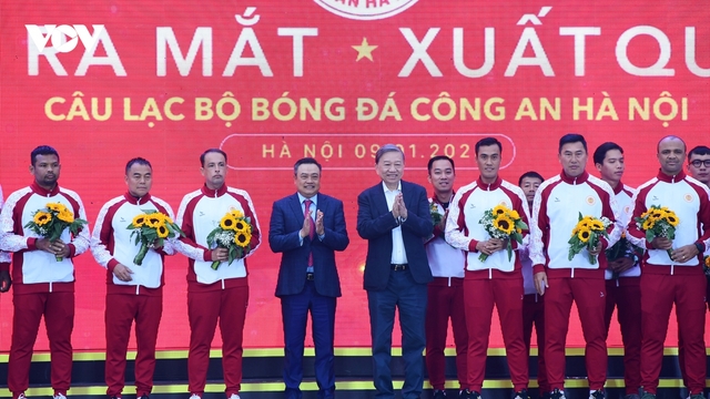 CLB Công An Hà Nội xuất quân tham dự V-League 2023, ra mắt dàn tân binh “khủng”