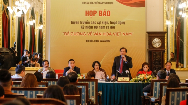 Nhiều sự kiện kỷ niệm 80 năm ra đời Đề cương về văn hóa Việt Nam