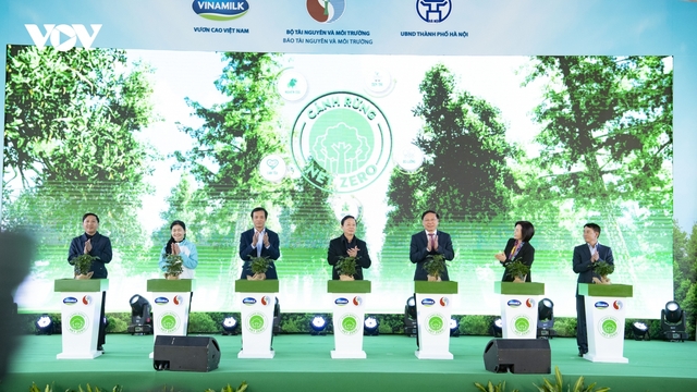 Phó Thủ tướng Trần Hồng Hà phát động dự án trồng cây hướng đến Net Zero vào năm 2050