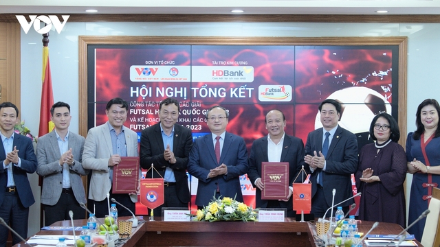VOV tiếp tục đồng hành với VFF và HDBank tổ chức các giải Futsal Quốc gia năm 2023