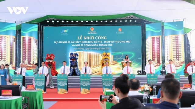 Hải Phòng khởi công dự án nhà ở xã hội, nhà ở công nhân gần 1.600 tỷ đồng