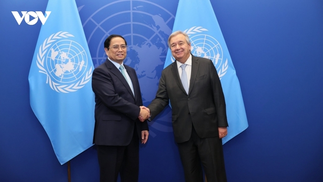 PM Chinh meets with UN ​Secretary-General