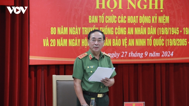 Bộ Công an sẽ tổ chức nhiều hoạt động dịp kỷ niệm 80 năm Ngày truyền thống CAND