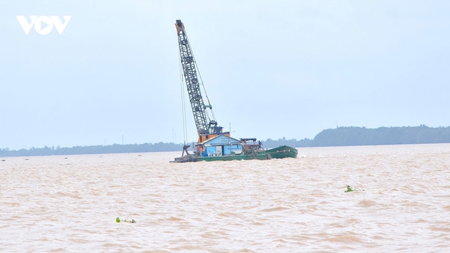 Bến Tre chuẩn bị đấu giá 3 mỏ cát