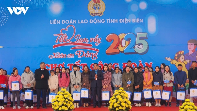 Điện Biên chăm lo Tết cho hơn 10.000 đoàn viên, người lao động