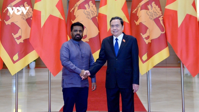 Chủ tịch Quốc hội Trần Thanh Mẫn hội kiến Tổng thống Sri Lanka