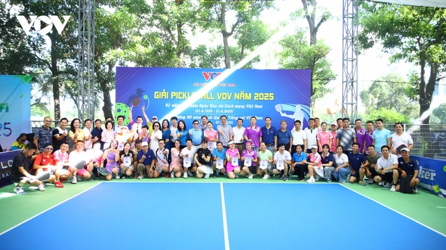 Sôi động khai mạc Giải Pickleball VOV năm 2025