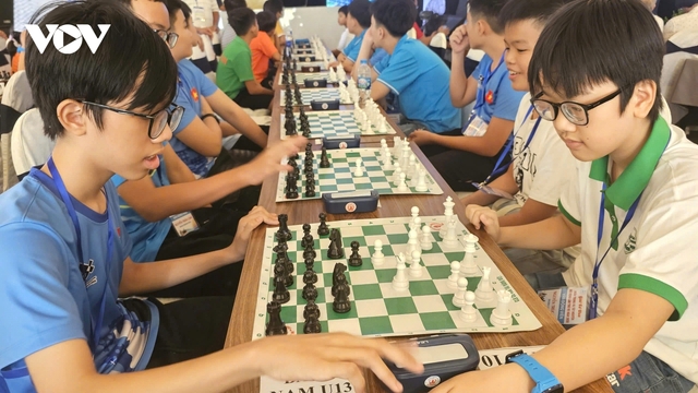 700 VĐV tranh tài Giải cờ vua Miền Trung - Tây Nguyên mở rộng lần thứ VII