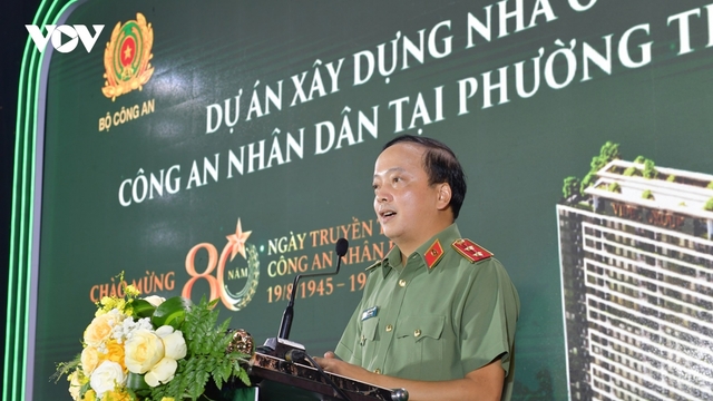 Bộ Công an khởi công dự án xây dựng nhà ở cho lực lượng vũ trang CAND tại Hà Nội