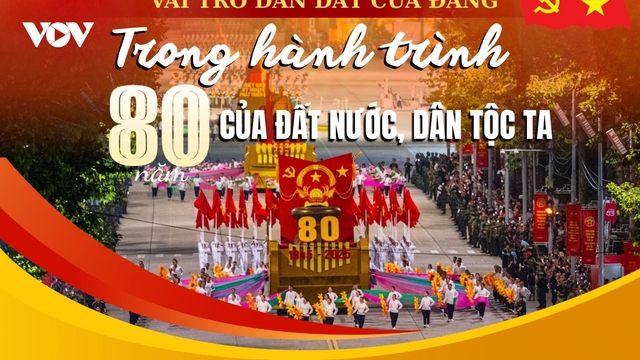 Vai trò dẫn dắt của Đảng trong hành trình 80 năm của đất nước, dân tộc ta
