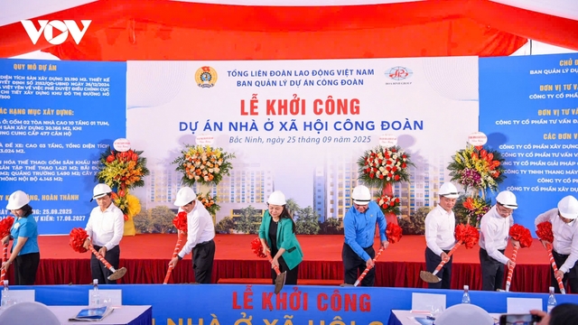 Bắc Ninh khởi công dự án nhà ở xã hội, chào mừng Đại hội Đảng bộ tỉnh