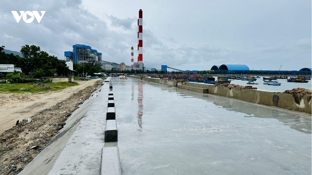 170 m kè biển tại xã Vĩnh Hảo, Lâm Đồng khó hoàn thành theo tiến độ