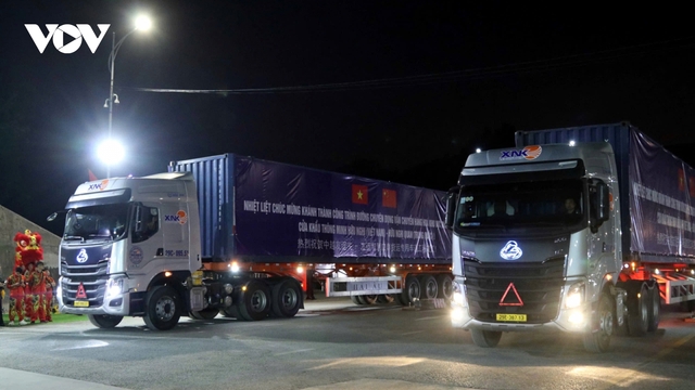 Lạng Sơn khánh thành đường chuyên dụng vận chuyển hàng hóa mốc 1119-1120