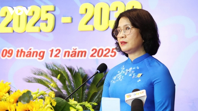 Bà Hoàng Thị Thu Hương giữ chức Chủ tịch Hội Liên hiệp Phụ nữ TP Đà Nẵng