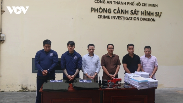 Triệt phá băng nhóm cưỡng đoạt tài sản núp bóng doanh nghiệp mua bán nợ tại TP.HCM