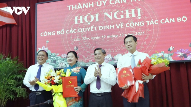 Bí thư phường Vị Thanh làm Chủ nhiệm Ủy ban Kiểm tra Thành ủy Cần Thơ