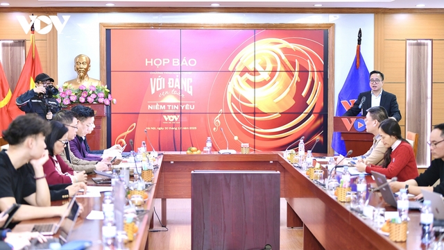 VOV tổ chức chương trình nghệ thuật đặc biệt chào mừng Đại hội XIV của Đảng