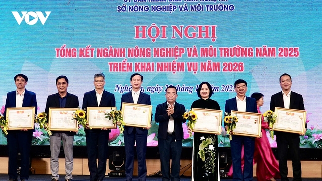 Ngành Nông nghiệp và Môi trường Nghệ An tổng kết công tác năm 2025