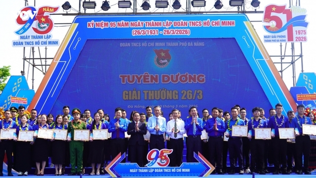 Thành đoàn Đà Nẵng tuyên dương 57 cán bộ đoàn tiêu biểu