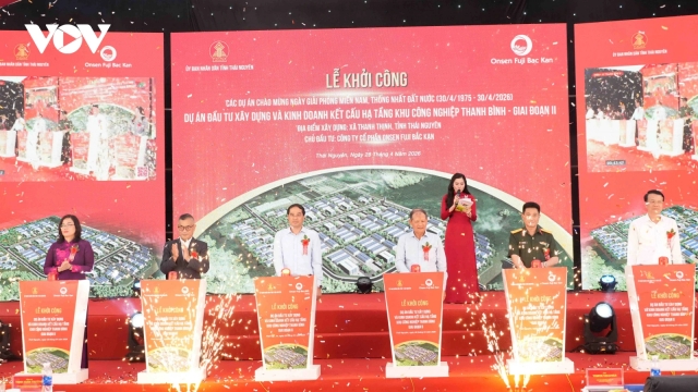 Thái Nguyên đồng loạt khởi công 10 dự án tổng vốn hơn 8.200 tỉ đồng