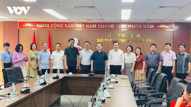 Tổng Giám đốc VOV thăm, cảm ơn tỉnh Quảng Ninh đã hỗ trợ Liên hoan Phát thanh