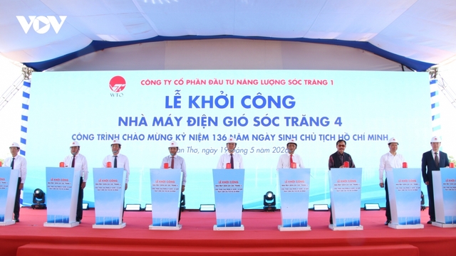 Cần Thơ khởi công dự án điện gió gần 15.000 tỷ đồng